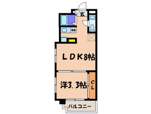 エステート・モア・平尾公園通りの物件間取画像